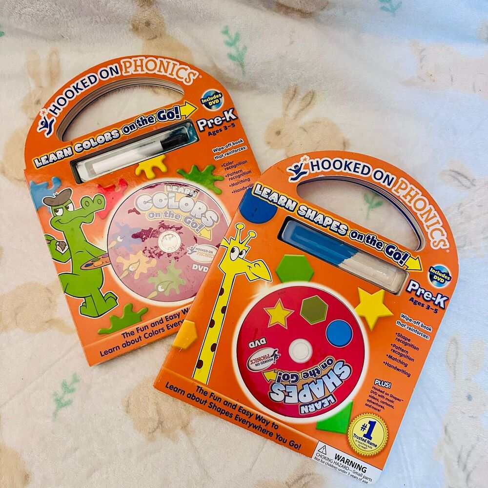 Hooked on phonics dry erase Educational books